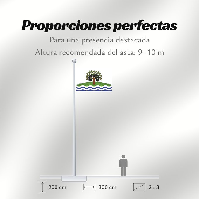 Proporciones de la bandera: Worcestershire