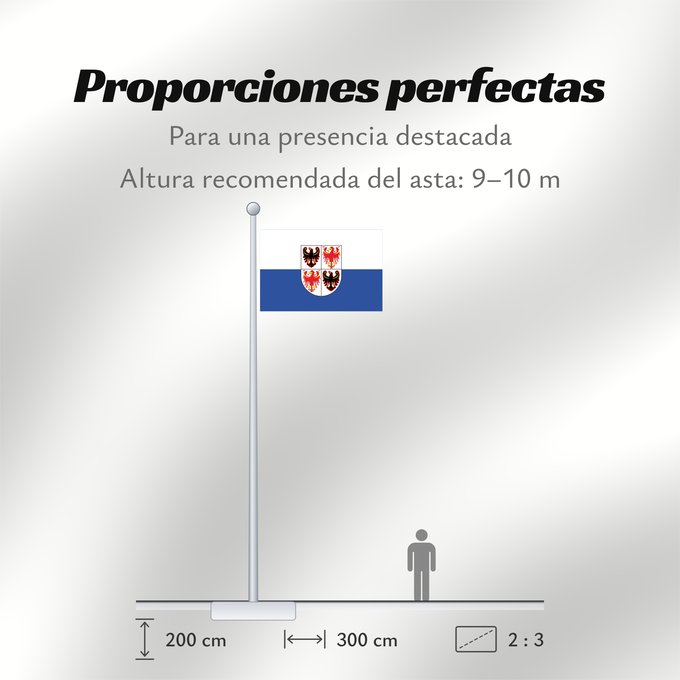 Proporciones de la bandera: Trentino-South Tyrol	It is easy to put a border around this flag image	Région Autonome Trentin-Haut-Adige, Italie	Región Autónoma Trentino-Alto Adigio, Italia	Autonomen Region Trentino-Südtirol, Italien	Regione Autonoma Trentino-Alto Adige, Italia	Bannera