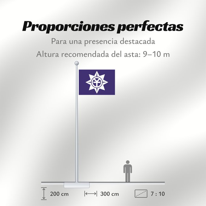 Proporciones de la bandera: Okayama