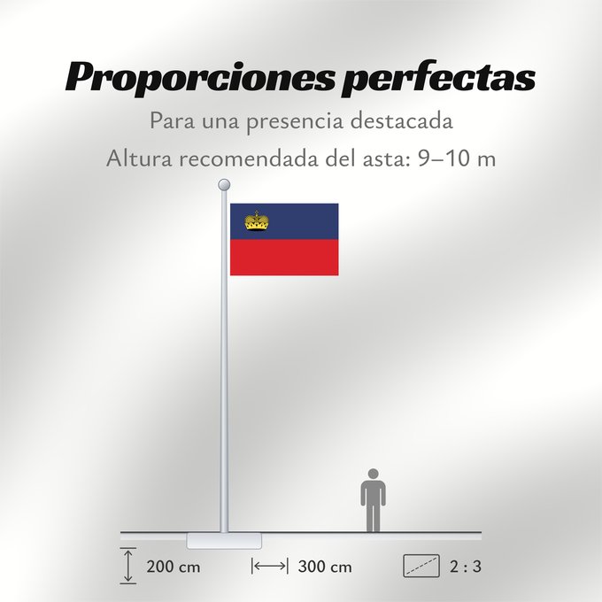 Proporciones de la bandera: Liechtenstein Сцяг Ліхтэнштэйна Liĥtenŝtejno Liechtensteingo bandera Ala Liechtensteinê Dal Liechtenstein Флаг Лихтенштейна Lihtenštajna Прапор Ліхтенштейну