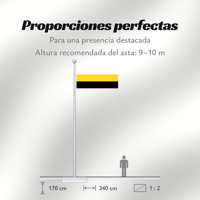 Proporciones de la bandera: Perak	Malaysian state of Perak