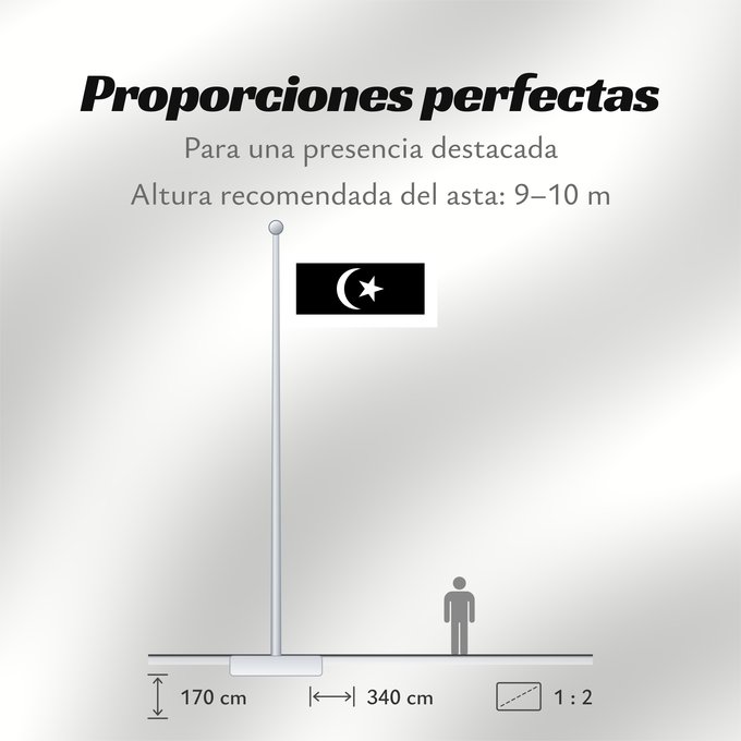 Proporciones de la bandera: Terengganu	Malaysian state Terengganu