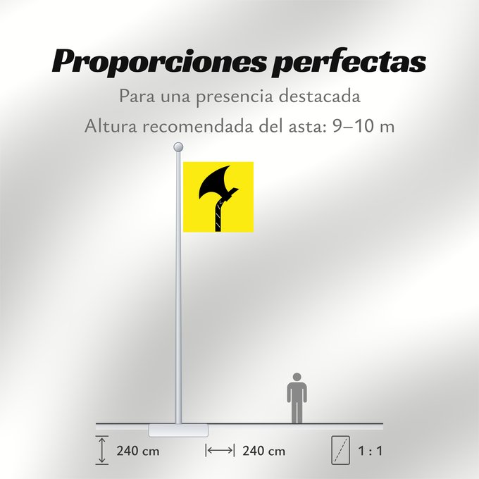 Proporciones de la bandera: Telemark