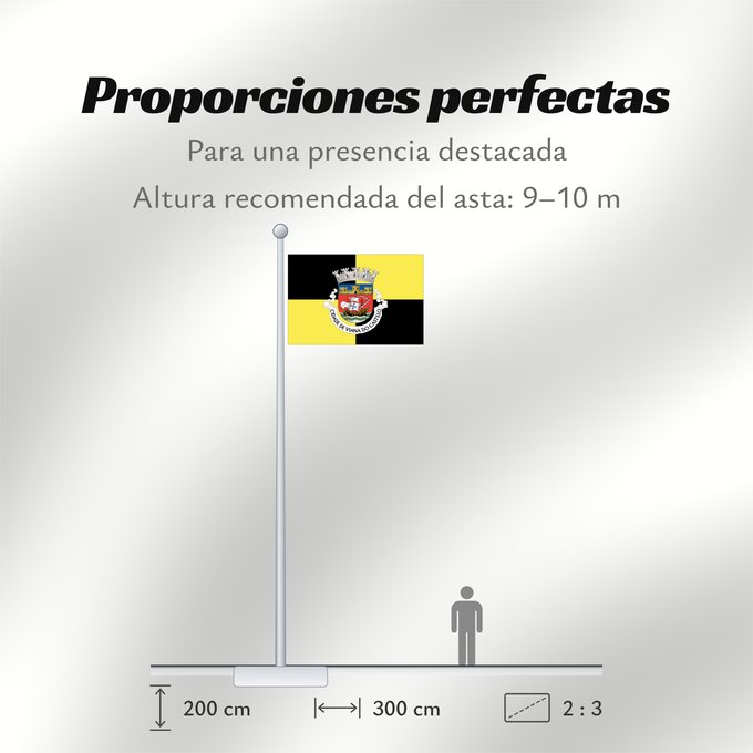 Proporciones de la bandera: Viana do Castelo