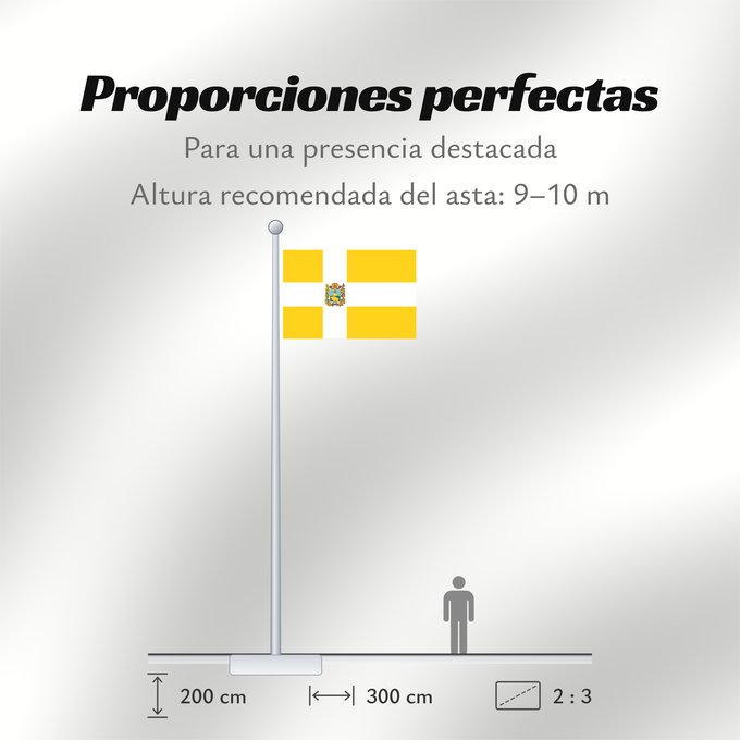 Proporciones de la bandera: Stavropol Krai	Stavropol Krai 	Kraï de Stavropol	Krai de Stávropol	Stavropol Krai