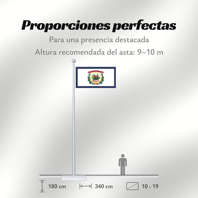 Proporciones de la bandera: West Virginia	Virginie-Occidentale	Virginia Occidental	Virginia Occidentale	ᏫᏍᎧᏂᏏᏂ ᎦᏓᏘ	Wilikinia Komohana	Virginia Occidentalis	Eʼeʼaahjí Bijiniyah Hahoodzo bidah naatʼaʼí	Wescht Wirschini	Флаг Западной Виргинии	Застава Западне Вирџиније