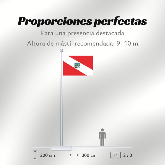 Proporciones de la bandera: Tacuarembó