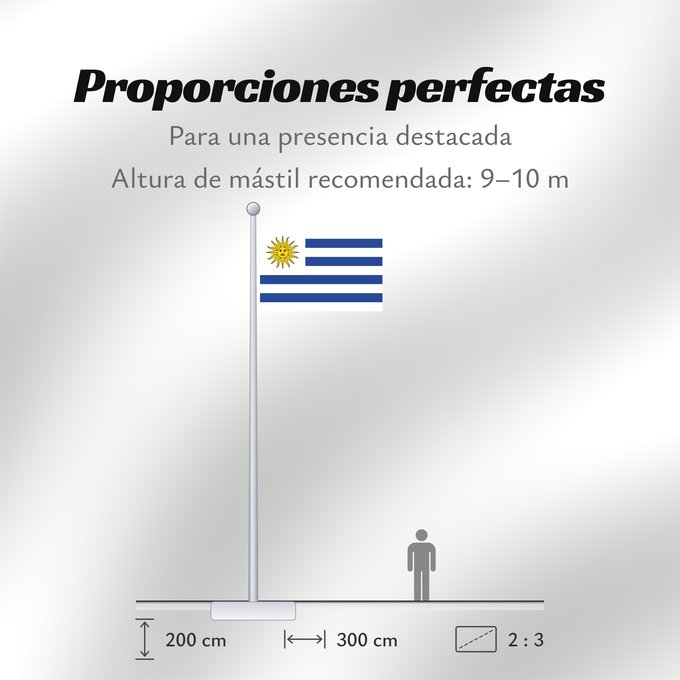 Proporciones de la bandera: Uruguay	L Uruguay	Dell Uruguay	Uruguai	Urugwaju	D Uruguai	علم أوروغواي	D Uruguay	Uruwayi wiphala	L Uruguai	Urugvajo	Uruguaiko bandera	E Uruguai	Poyvi Uruguái	Irigwe	ウルグアイの国旗	Pāmitl Uruguay	Uruwayi unanchan	Флаг Уругвая	Urugvaja	Uruguays