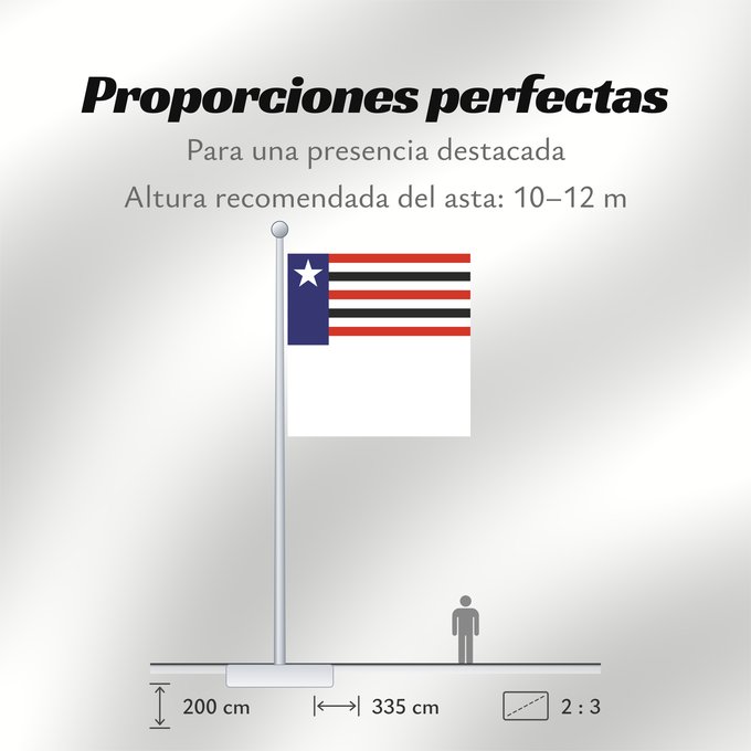 Proporciones de la bandera: Maranhão