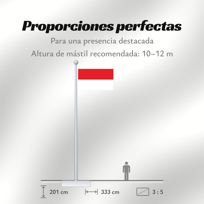 Proporciones de la bandera: Hesse	Hessen	Assia