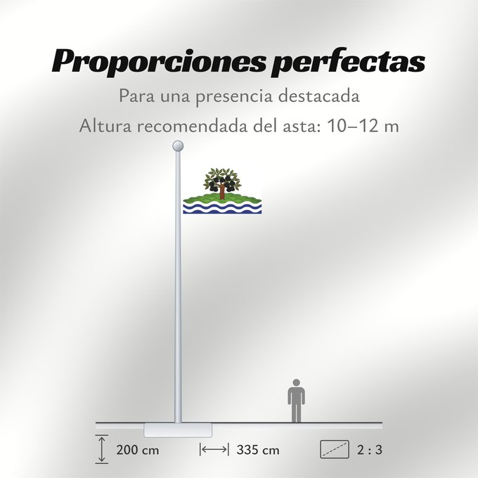 Proporciones de la bandera: Worcestershire