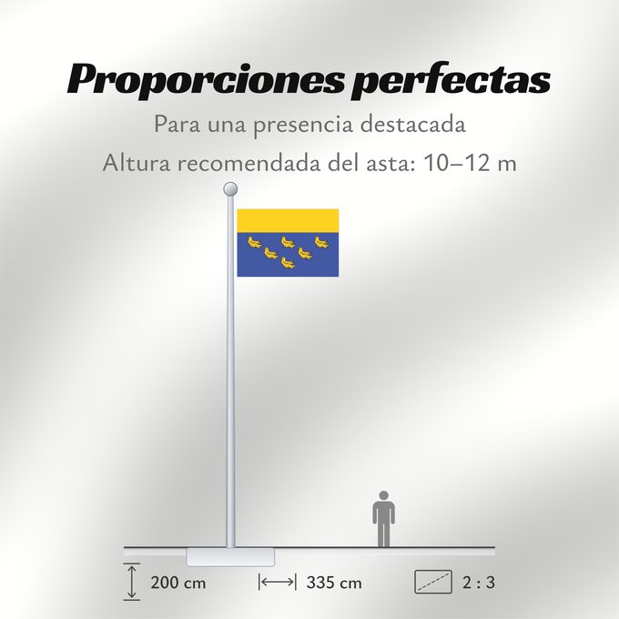 Proporciones de la bandera: West Sussex