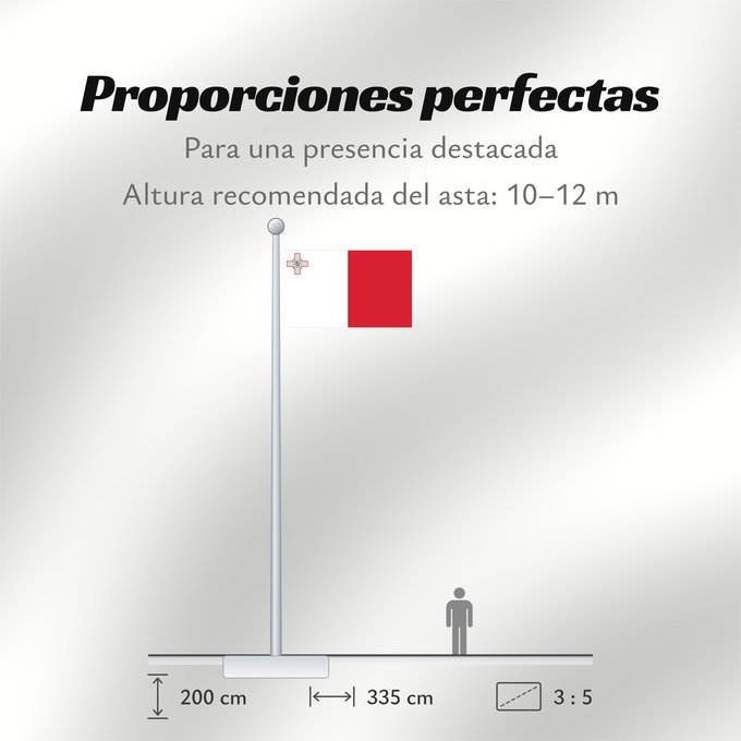 Proporciones de la bandera: Malta Malte Сцяг Мальты Maltas Ta Malta Флаг Мальты Прапор Мальти