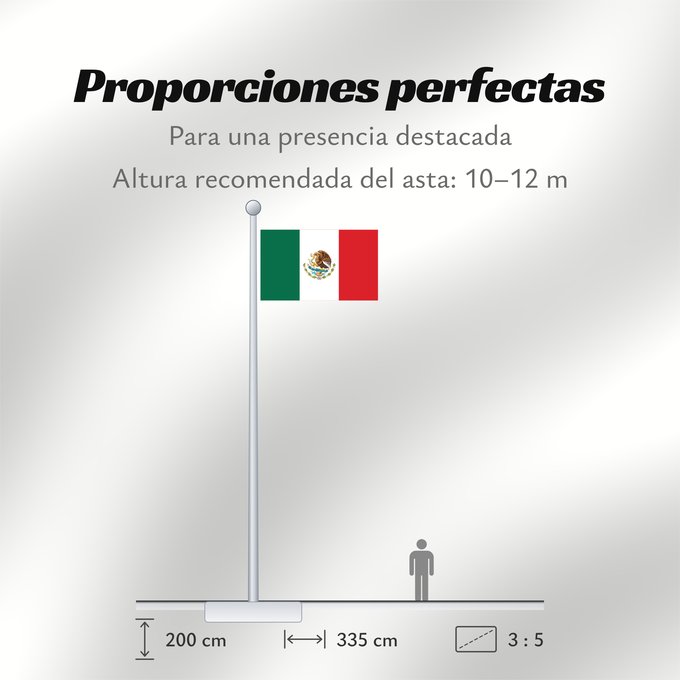 Proporciones de la bandera: Mexico	Mexico Official version of the Flag of the United Mexican States or Mexico	Mexique	México La actual bandera de los Estados Unidos Mexicanos	Mexiko	Messico	México	Meksyku	علم المكسيك	Mïxiku wiphala	Meksika	Mèxic	Mexická vlajka	Mexicos	Meksiko	Mexiko