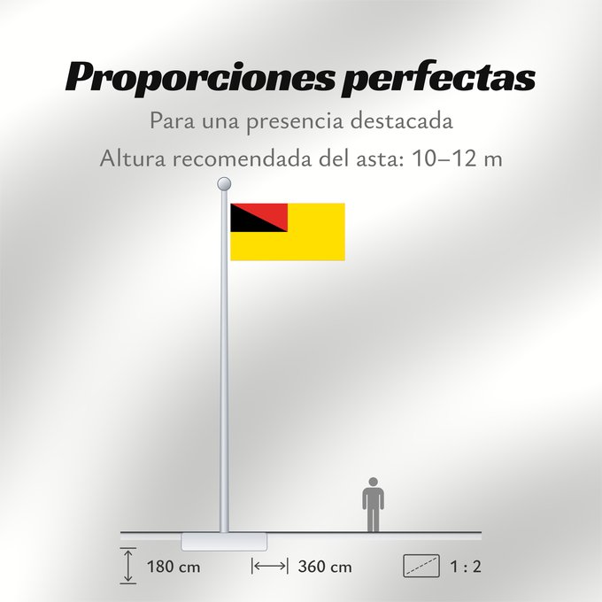 Proporciones de la bandera: Negeri Sembilan	Negeri Sembilan, a state of Malaysia