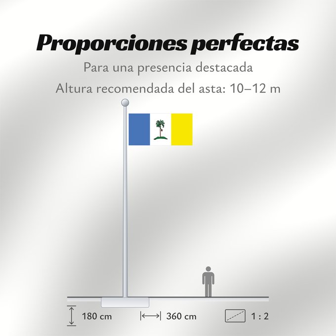 Proporciones de la bandera: Pulau Pinang