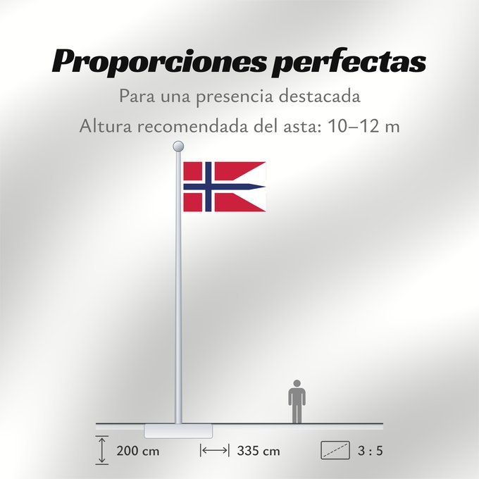 Proporciones de la bandera: Norway Norvège Noruega Norwegen Norvegia Noorwegen Norwegii Þjóðfáni Noregs Banniel Norvegia Norska Norwy Norges Norvegio Noregs Norveške Norski fáninn Norvegiae Norges flagg Det norske flagget Norgga leavga Stän Norgäna