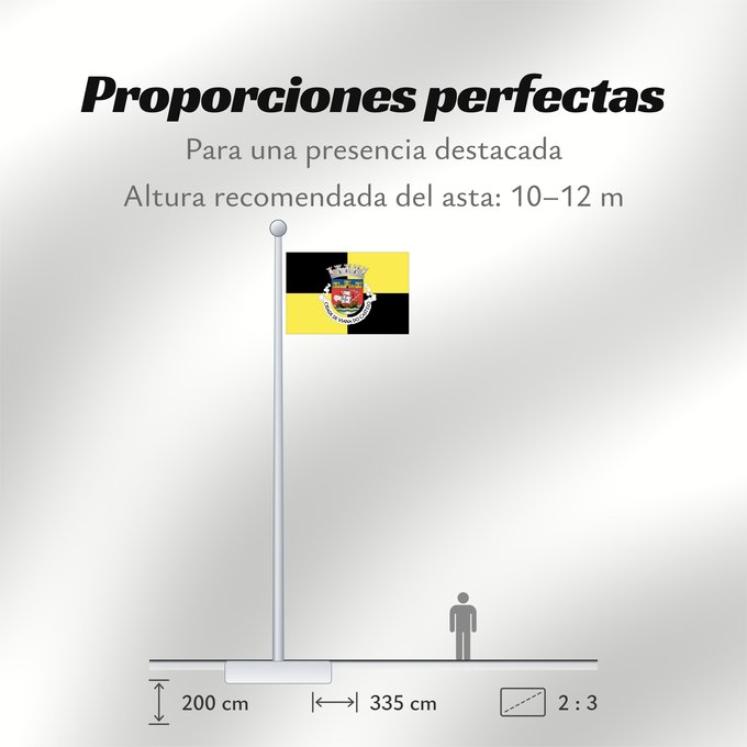 Proporciones de la bandera: Viana do Castelo