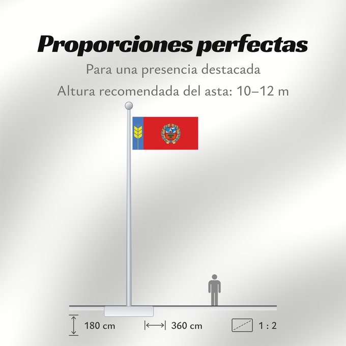 Proporciones de la bandera: Altai Krai	Altai Krai 	Kraï de l'Altaï	Krai de Altái	Altai krai