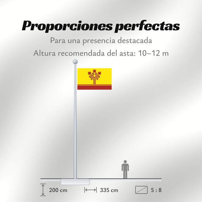 Proporciones de la bandera: Chuvashia Chuvash Republic Chuvash Republik Chuvash Чӑваш Республикин ялавĕ Флаг Чувашской Республики Парчами Ҷумҳурии Чуваш
