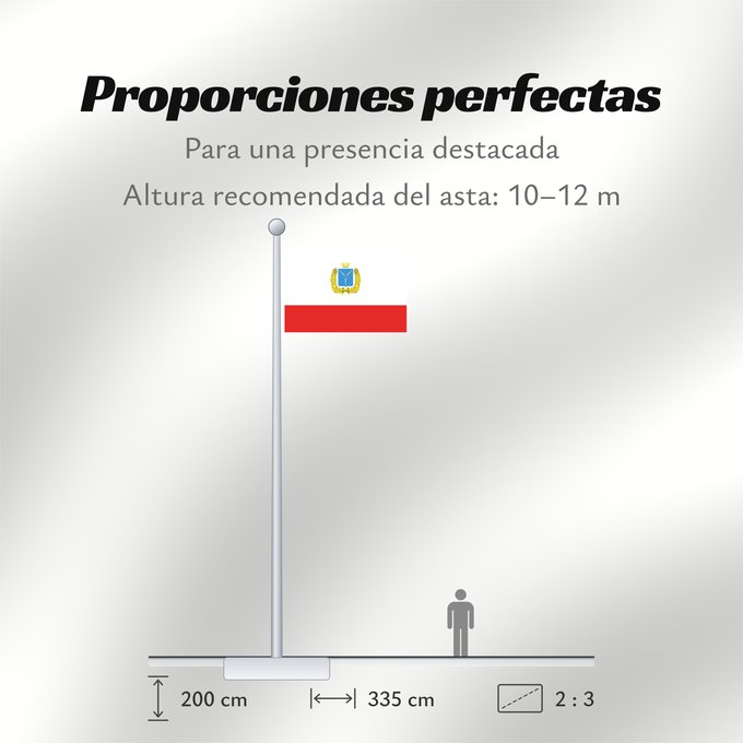 Proporciones de la bandera: Saratov Oblast Oblast de Saratov Óblast de Sarátov Oblast Saratow