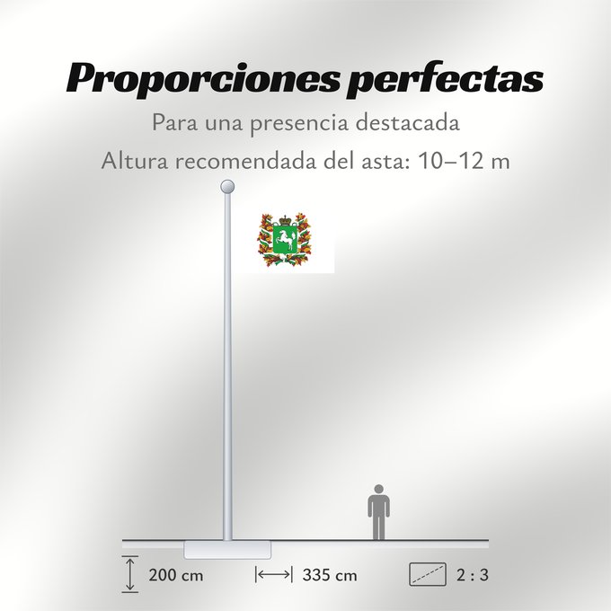 Proporciones de la bandera: Tomskaya oblast'