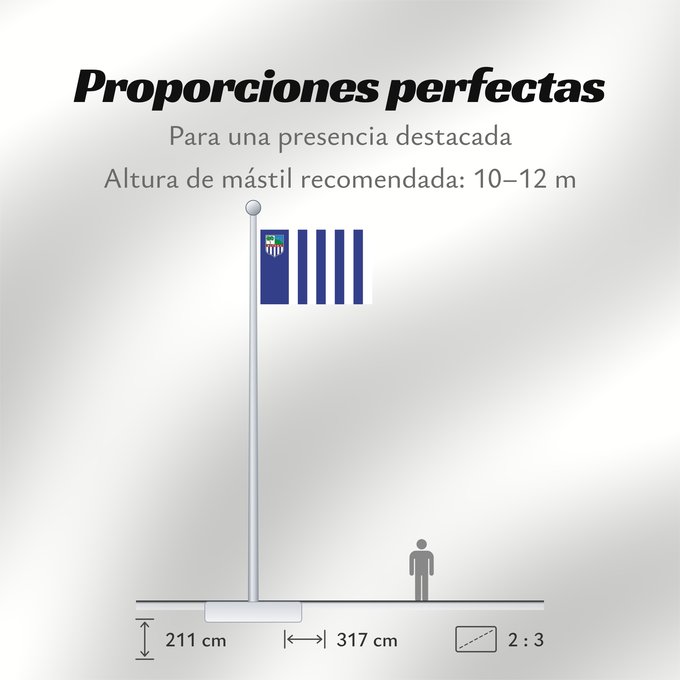 Proporciones de la bandera: Rivera Department	Rivera