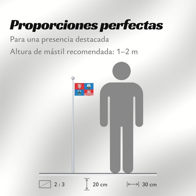 Proporciones de la bandera: Karlovy Vary Region Région de Karlovy Vary Región de Karlovy Vary Region Karlovy Vary Regione di Karlovy Vary