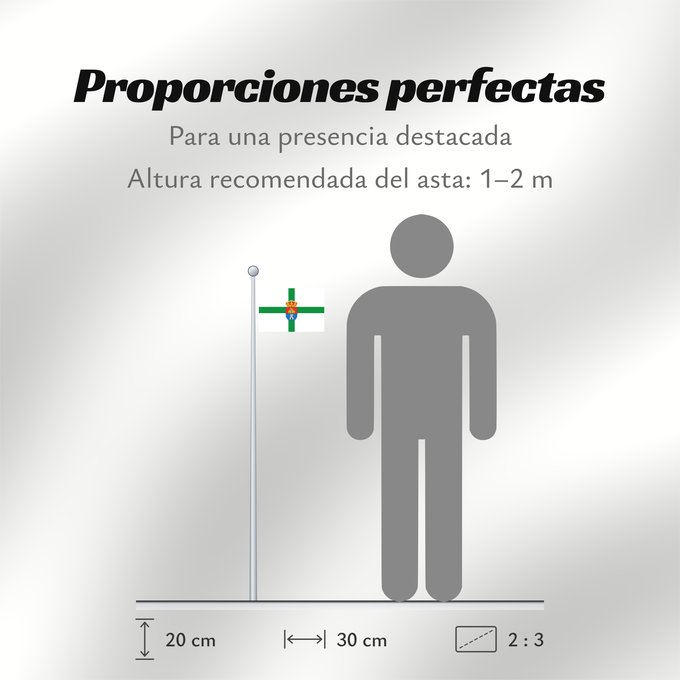 Proporciones de la bandera: Abla Abla Almería province - Spain Municipio de Abla Almería - España Según la descripción Paño rectangular de color blanco