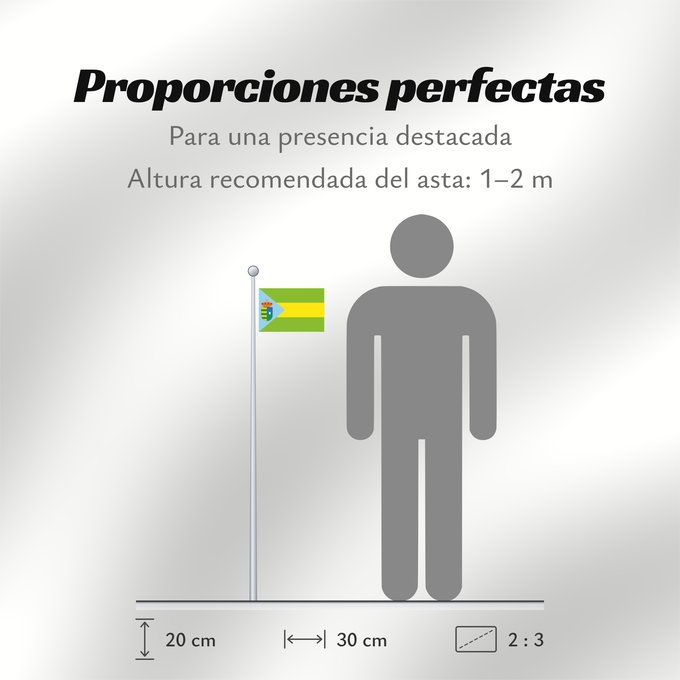 Proporciones de la bandera: Pruna Sevilla Pruna, Seville, Spain Pruna Pruna, Sevilla, España