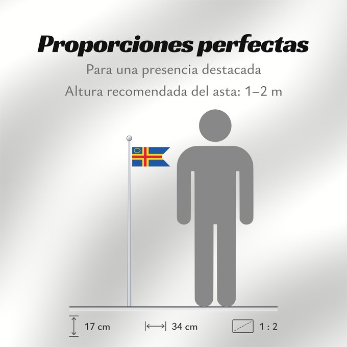 Proporciones de la bandera: Åland Yachting Clubs	This file is in the public domain in Finland because it is a part of a decision or a statement issued by a public authority or other public body in Finland and is not an independent work	Clubs de voile d'Åland	Clubes Náuticos de Åland