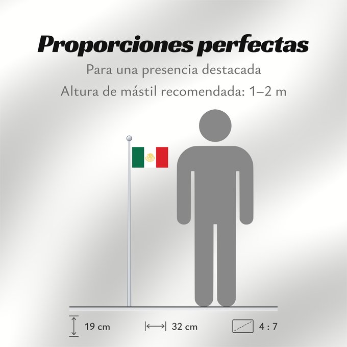 Proporciones de la bandera: Mexican States Standard