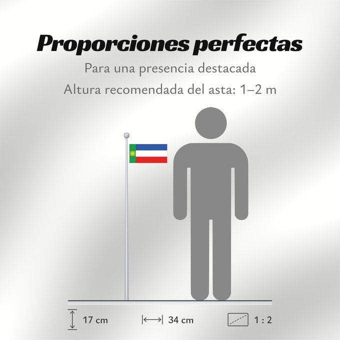 Proporciones de la bandera: Khakassia	Khakassia since 2003. Drawn by Fibonacci	 Khakassie ou République de Khakassie	Jakasia desde el 2003. Hecha por Fibonacci	Chakassien