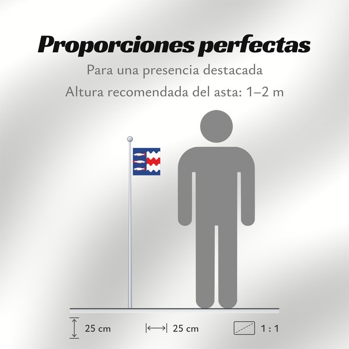 Proporciones de la bandera: Västernorrlands län