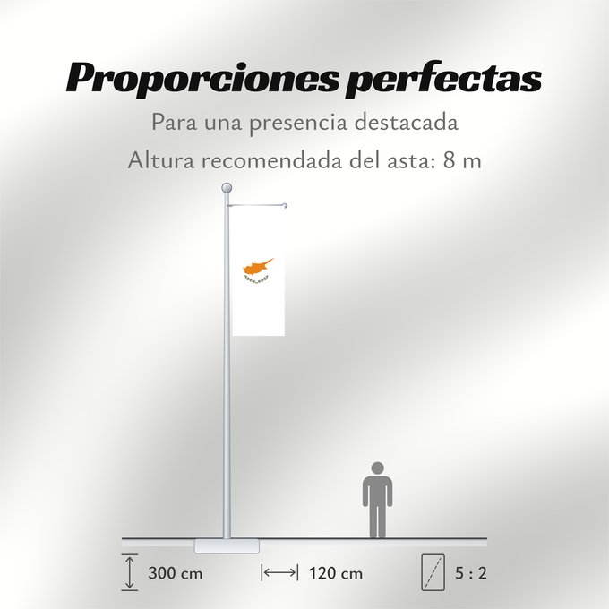 Proporciones de la bandera: Cyprus Chypre Chipre Zypern Cipro Cypru علم قبرص Сцяг Кіпра Знаме на Кипър সাইপ্রাসের পতাকা Kyperská vlajka Cyperns Σημαία της Κύπρου Kipro Küprose lipp پرچم قبرس Kyproksen Cipire Σημεῖον τῆς Κύπρου דגל קפריסין Ciprus Կիպրոսի դրոշ კვიპროსის დროშა Cypriae