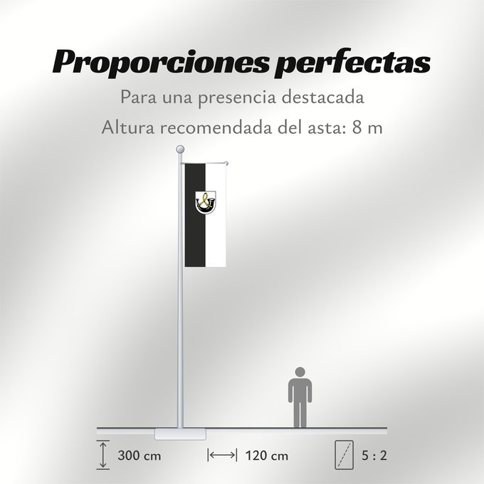 Proporciones de la bandera: Dürnau (Region Stuttgart)