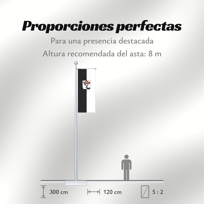 Proporciones de la bandera: Schwäbisch Hall (Kreis)