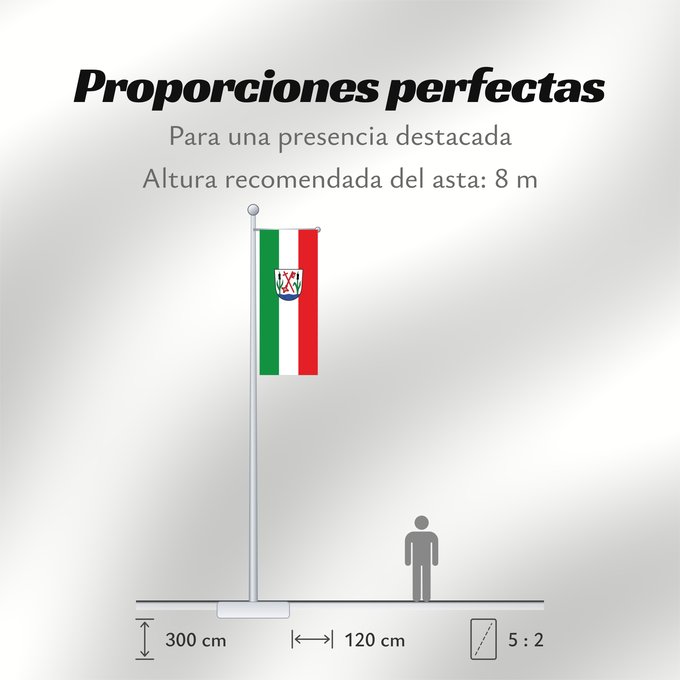 Proporciones de la bandera: Moorenweis (Münchener Umland)