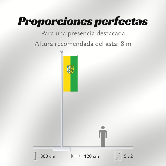 Proporciones de la bandera: Pfaffenhofen a.d.Ilm (Kreis)