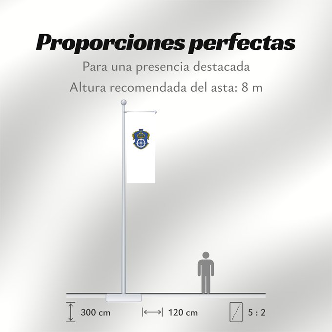 Proporciones de la bandera: Gauting (Starnberger Fünf-Seen-Land)