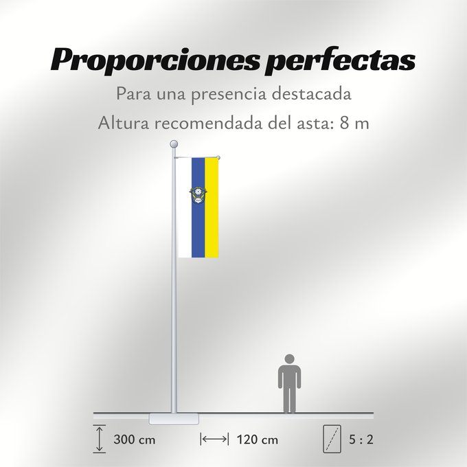 Proporciones de la bandera: Tacherting (Chiemgau)