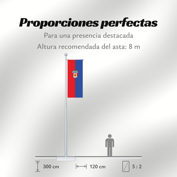 Proporciones de la bandera: Deggendorf, GKSt (Bayerischer Wald)