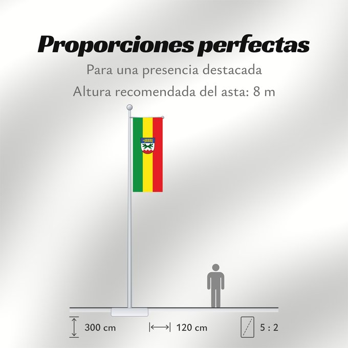 Proporciones de la bandera: Künzing (Bayerisches Golf- und Thermenland)