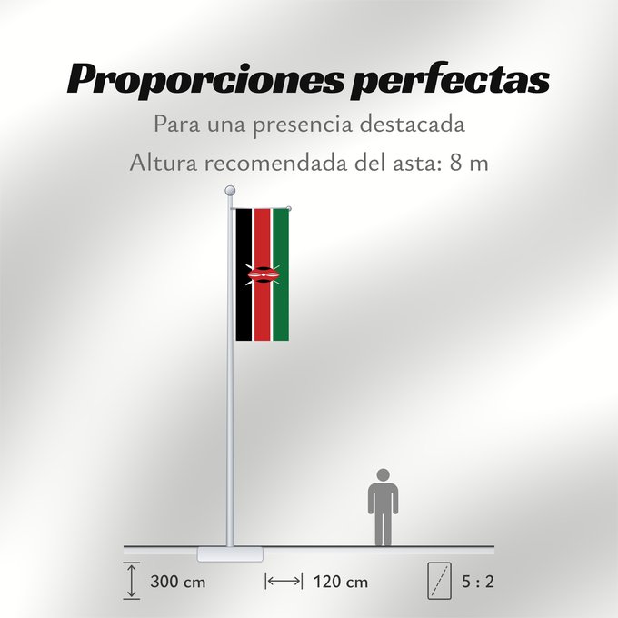 Proporciones de la bandera: Kenya	Kenia	Quénia	Kenii	የኬንያ ሰንደቅ ዓላማ	علم كينيا	Keniya	Сцяг Кеніі	কেনিয়ার ফিরালহান	Kenije	Keňská vlajka	Kenyas	Σημαία της Κένυας	Kenja	Kenya lipp	Kenian	דגל קניה	केन्या का ध्वज	ケニアの国旗	კენიის დროშა	케냐의 국기	Kenijos	Знаме на Кенија	Kenyas flagg	Флаг Кении	K