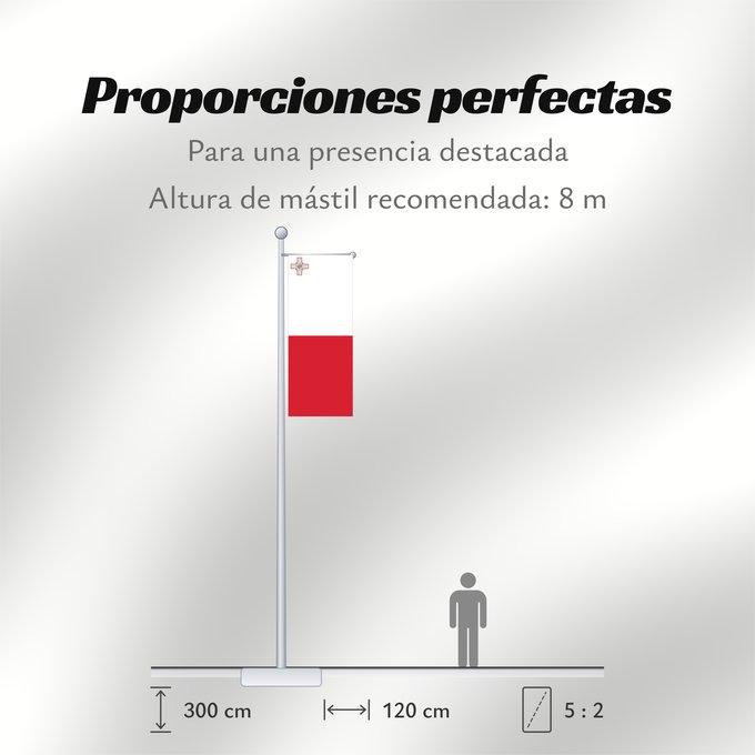 Proporciones de la bandera: Malta	Malte	Сцяг Мальты	Maltas	Ta  Malta	Флаг Мальты	Прапор Мальти