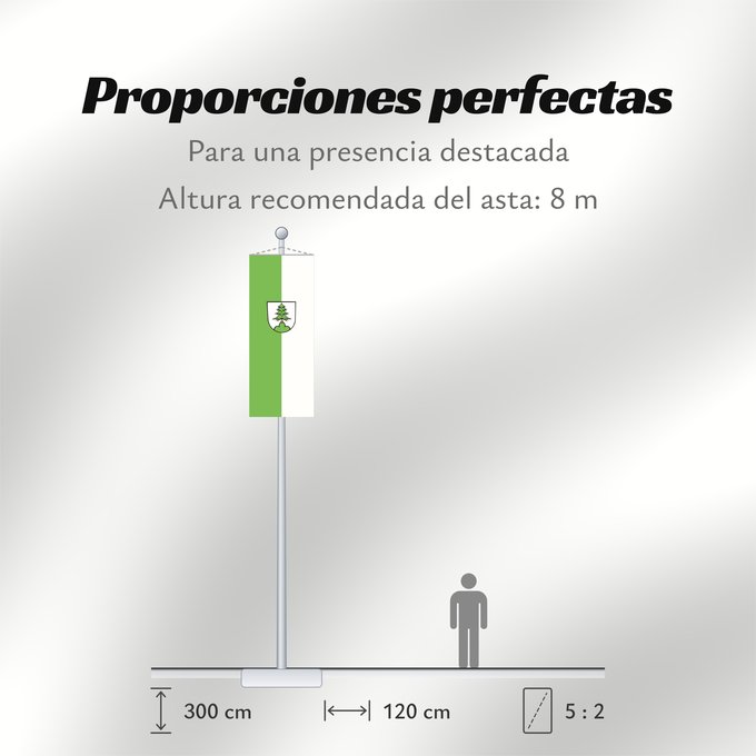Proporciones de la bandera: Adelmannsfelden (Schwäbische Alb)