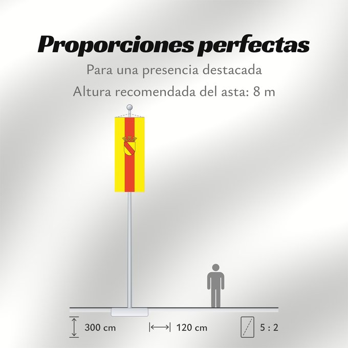 Proporciones de la bandera: Baden-Baden (Nördlicher Schwarzwald)