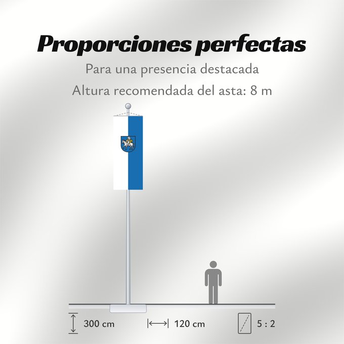 Proporciones de la bandera: Oberteuringen (Bodensee)