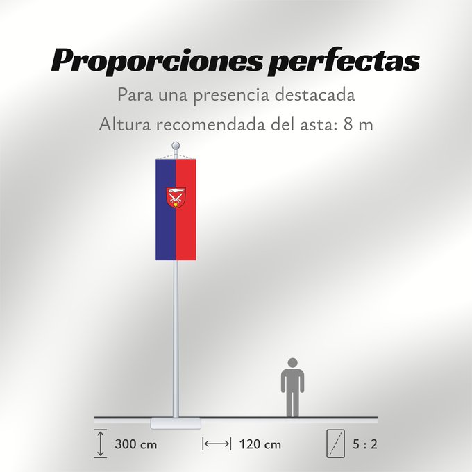 Proporciones de la bandera: Scheer (Schwäbische Alb)