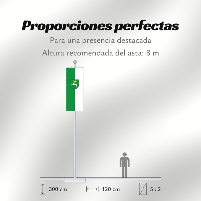 Proporciones de la bandera: Lenggries (Tölzer Land)